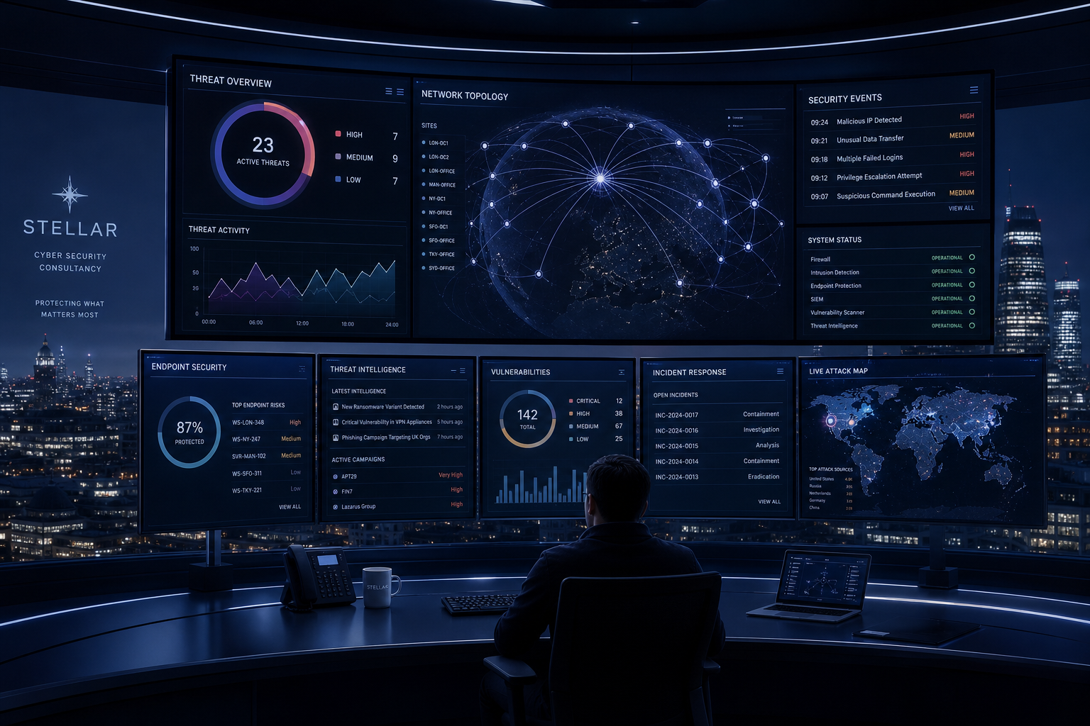 Cybersecurity and network infrastructure project