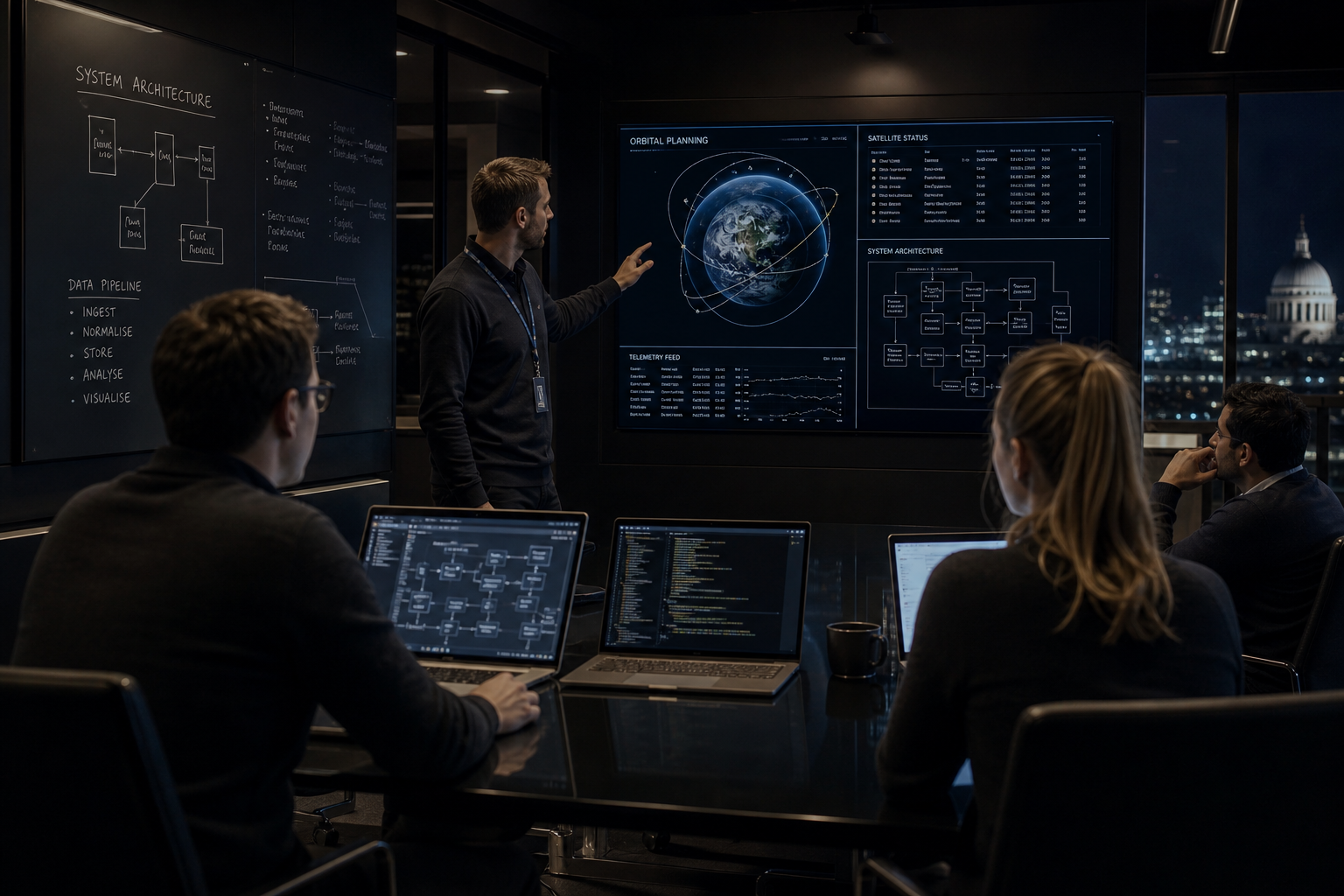 SENDNEST LIMITED team collaborating on technology alignment